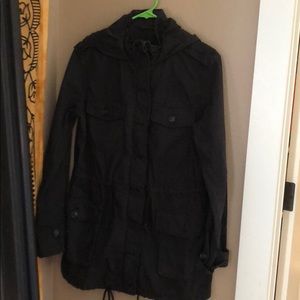 Black long jacket